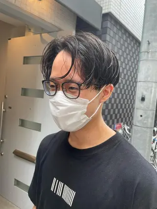 ショート やまさきえりこ ニュアンスパーマのヘアスタイル