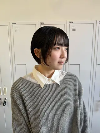 ショート 近藤 千裕のヘアスタイル