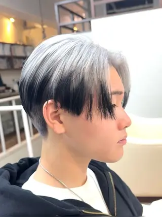 ミディアム カラー メンズ 小山功陽 /メンズスタイルのヘアスタイル