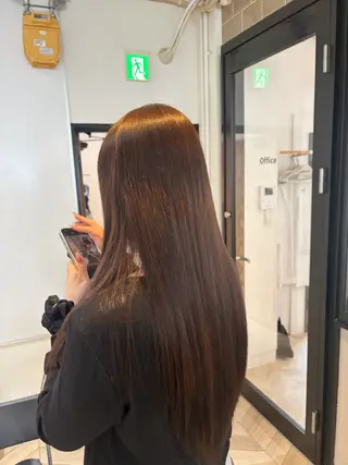 カラー まえで あんのヘアスタイル