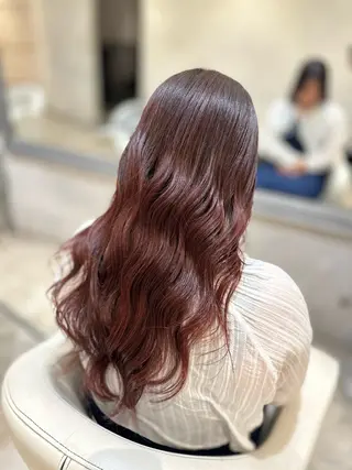 ロング カラー ZACC ayakaのヘアスタイル