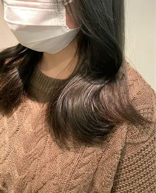 ミディアム カラー 田崎 暁大のヘアスタイル