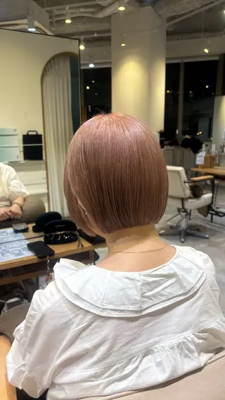 ショート 名嘉 穂乃花のヘアスタイル