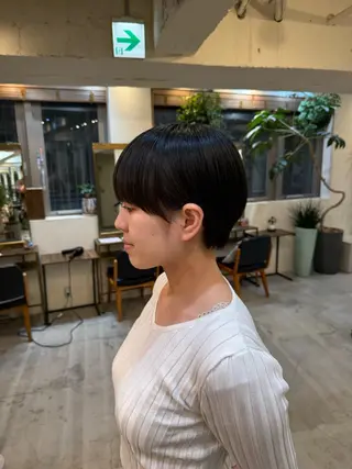 ショート 川口開世 cutのヘアスタイル