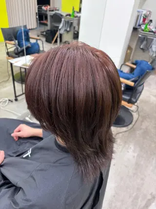 セミロング カラー メンズ 鈴木 ちさきのヘアスタイル