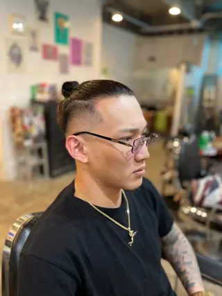 ショート メンズ 阿部 慈導のヘアスタイル