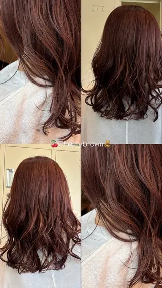 カラー 小川 萌瑚のヘアスタイル