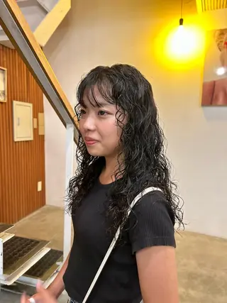 ロング アオキ サキ💫のヘアスタイル