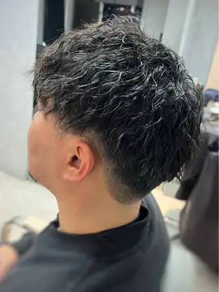 ショート カラー パーマ ヘアアレンジ メンズ キッズ TOON 川崎店 👫🏼橋本貴志のヘアスタイル