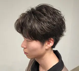 ショート パーマ メンズ 【イケメン風パーマ】 SHOFYのヘアスタイル