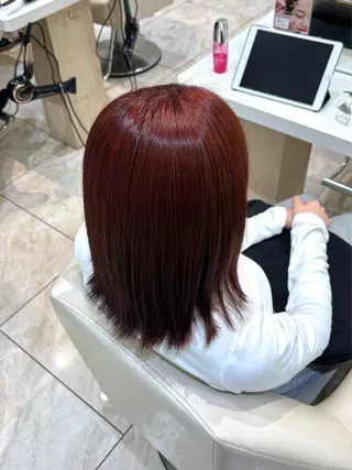 ミディアム カラー MIHO/透明感 カラー/似合わせ✂️のヘアスタイル