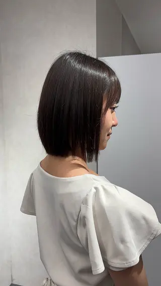 ショート 結べるレイヤーカット /カラー/あさかのヘアスタイル