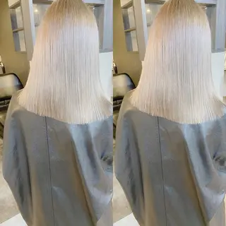 セミロング カラー yoriダブルカラー 代表すがわらのヘアスタイル