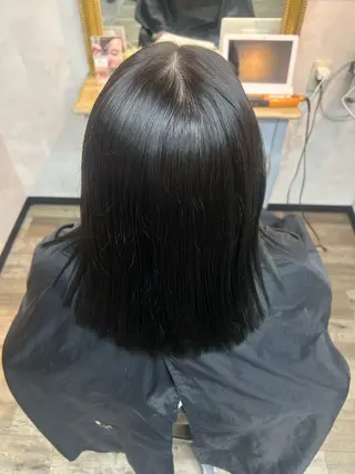 セミロング カラー 🌼髪質整形🧸 艶カラー🌼珠理のヘアスタイル
