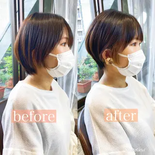ショート ヒラヤマ ユウスケのヘアスタイル