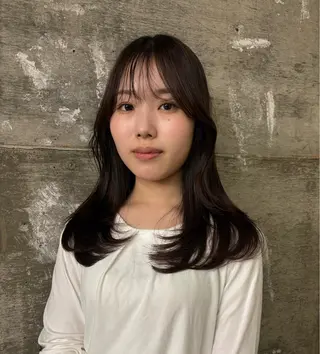 セミロング 森住 優香のヘアスタイル