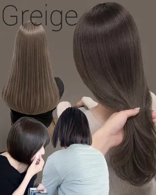 ミディアム hikaru💘髪質 改善 透明感カラーのヘアスタイル