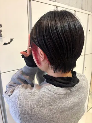 ショート カラー 🐥波巻き/メンズ/ ショート🐥いとみなのヘアスタイル
