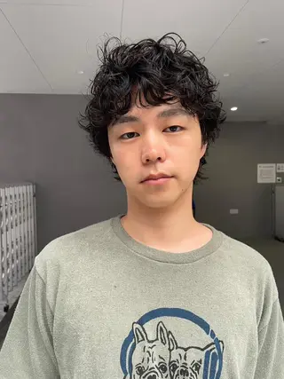 ショート カラー パーマ CEINE loqのヘアスタイル