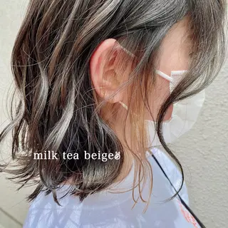 セミロング カラー 縮毛矯正職人/艶髪 ✨️村上 渉のヘアスタイル
