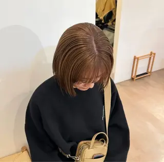 ショート カラー yutaka/透明感 カラー/髪質改善🤎のヘアスタイル