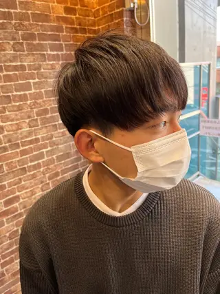 ミディアム カラー パーマ ヘアアレンジ メンズ キッズ ネイル マツエク・マツパ アイブロウ 久木原 ゆりのヘアスタイル