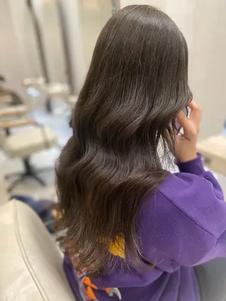 ロング カラー 永井 亮のヘアスタイル