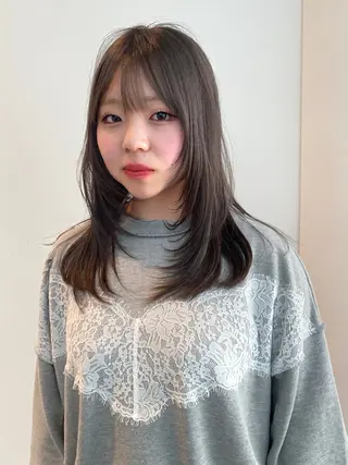 ミディアム カラー mai / linoah˚✧のヘアスタイル