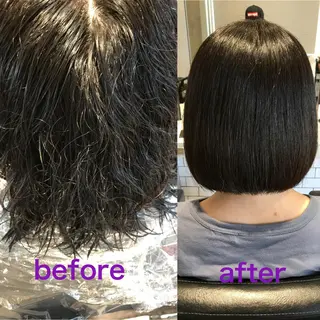 ミディアム パーマ Ｋ Ｋのヘアスタイル