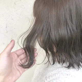 ミディアム カラー 艶髪育成サロン 京橋 shinのヘアスタイル