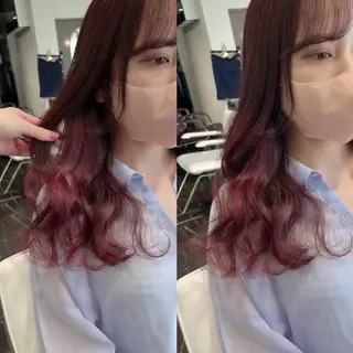 ロング カラー miyu /トレンド カラー×艶髪のヘアスタイル