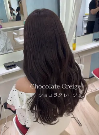 ロング カラー ParveMix 岡本えりかのヘアスタイル
