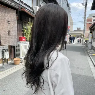 ロング カラー ヘアアレンジ Hikari /京都駅美容室のヘアスタイル
