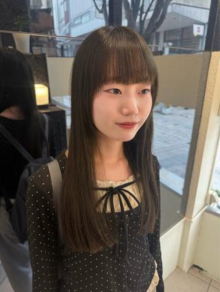 ロング 八村 一花のヘアスタイル