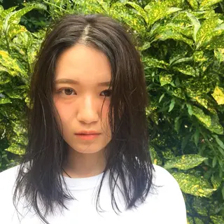 ミディアム 中野 恵脩のヘアスタイル