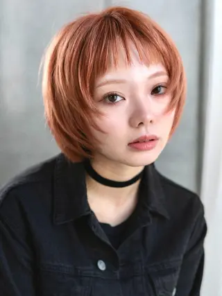 ショート ウルフ/シャギーカッ ト/ハッシュカットのヘアスタイル