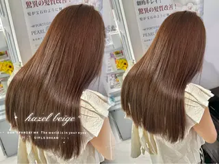 ロング カラー まろやか艶ベージュ 🧸🪞Honoのヘアスタイル
