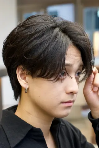 メンズ 曲がる縮毛矯正 /山本千太のヘアスタイル