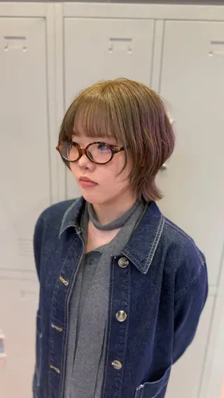 ミディアム 艶髪特化矯正カット ✨️MOMOEのヘアスタイル