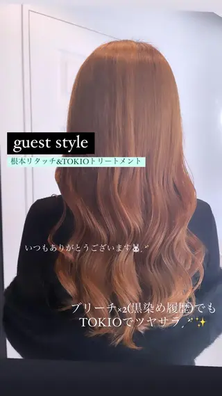 セミロング カラー ヘアアレンジ REONA🪽✨薬院 レイヤーカット🫧のヘアスタイル
