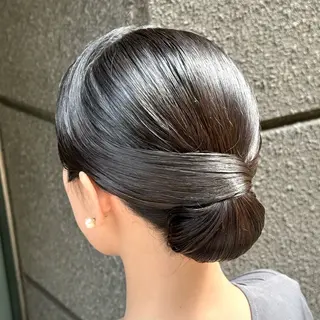 ミディアム ヘアアレンジ みりゅう /ヘアメイク/美容師のヘアスタイル