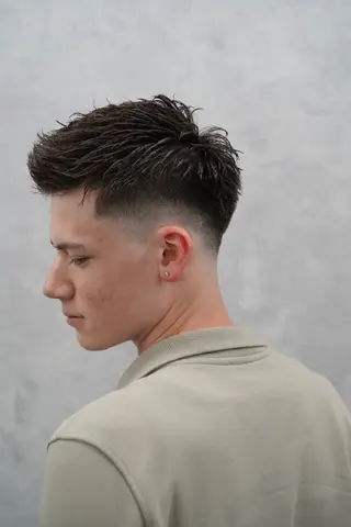 パーマ ショート メンズ メンズ特化 石田はるむのヘアスタイル