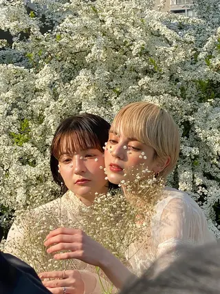 ショート カラー ヘアアレンジ レイヤーカット×髪質 改善🇰🇷シオリのヘアスタイル
