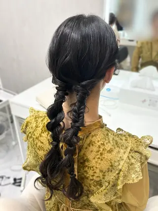 ロング ヘアアレンジ ヘアセット専門店 R🌹のヘアスタイル