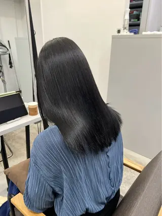ロング パーマ 🍒モテ暖色カラー × うる艶✧ ゆなのヘアスタイル