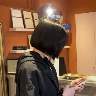 ショート カラー コトノ /透明感カラー🧡のヘアスタイル