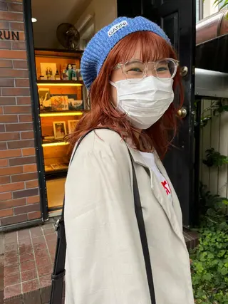 ミディアム カラー eri kinjoのヘアスタイル