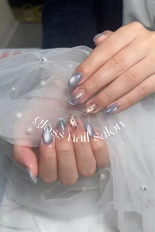 ネイル miho🍎 Gloss nailのネイルデザイン