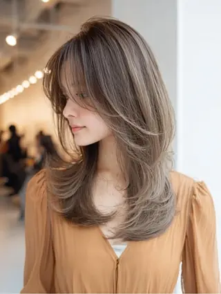 セミロング 艶髪診断で絶対綺麗✨ お悩み解決✨京谷宥✨のヘアスタイル