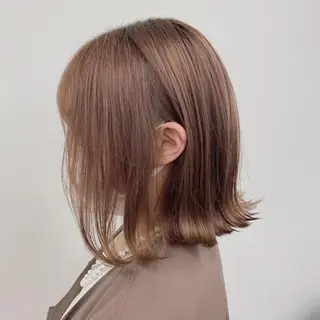 ミディアム カラー 縮毛矯正WATARU 髪質改善　レイヤーのヘアスタイル